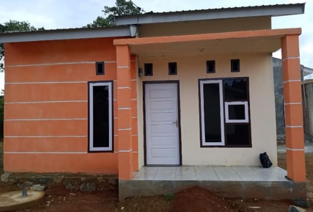 foto tampak rumah tipe 36 perumahan Dempo residence 1