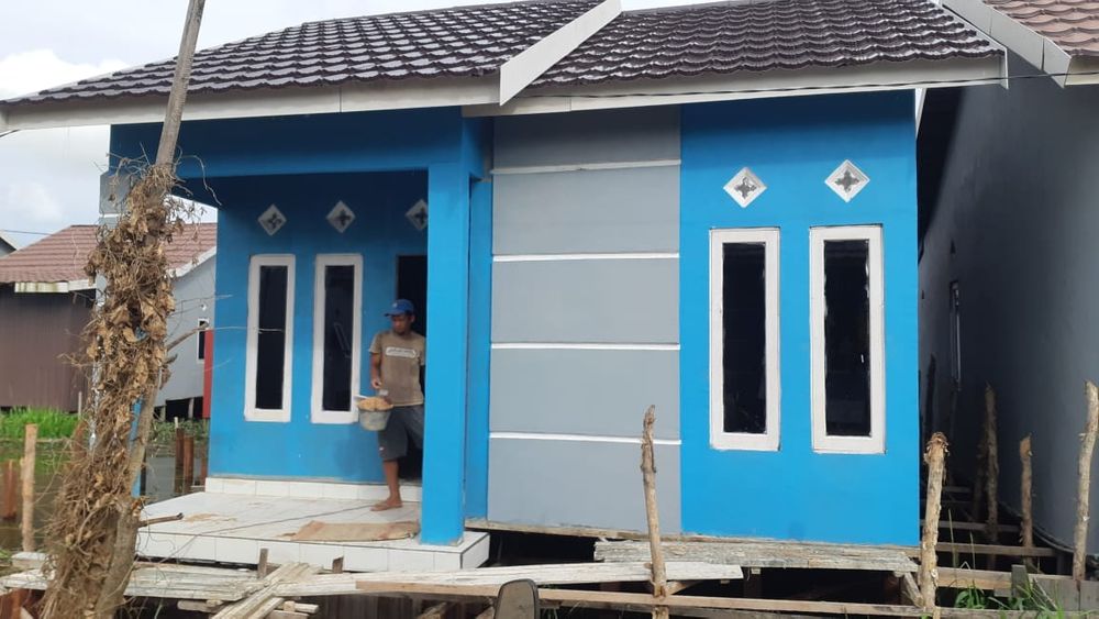 foto tampak rumah tipe 36 perumahan BERKAH BELAYUNG BARU TAHAP 2