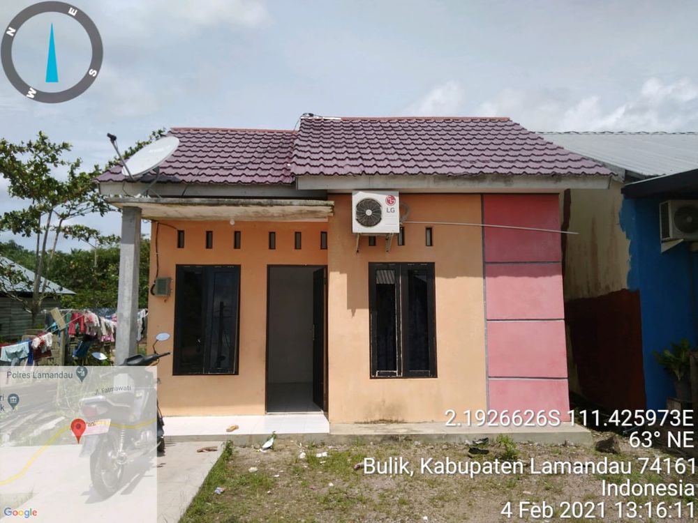 foto tampak rumah tipe 36/120 perumahan GRIYA CENDANA