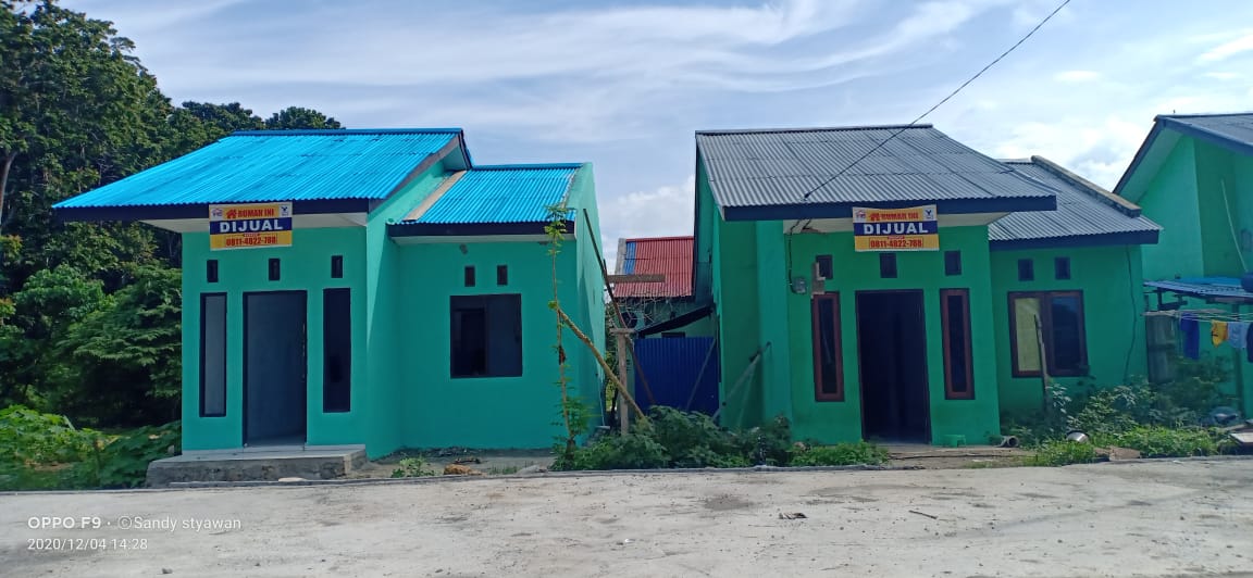 foto tampak rumah tipe 36/96 perumahan SUSWENI INDAH PERMAI