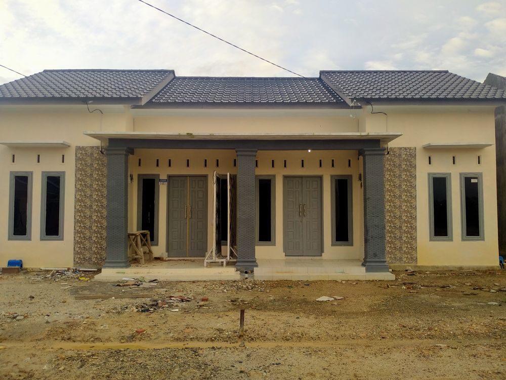 foto tampak rumah tipe 36 perumahan Villa Savira Indah