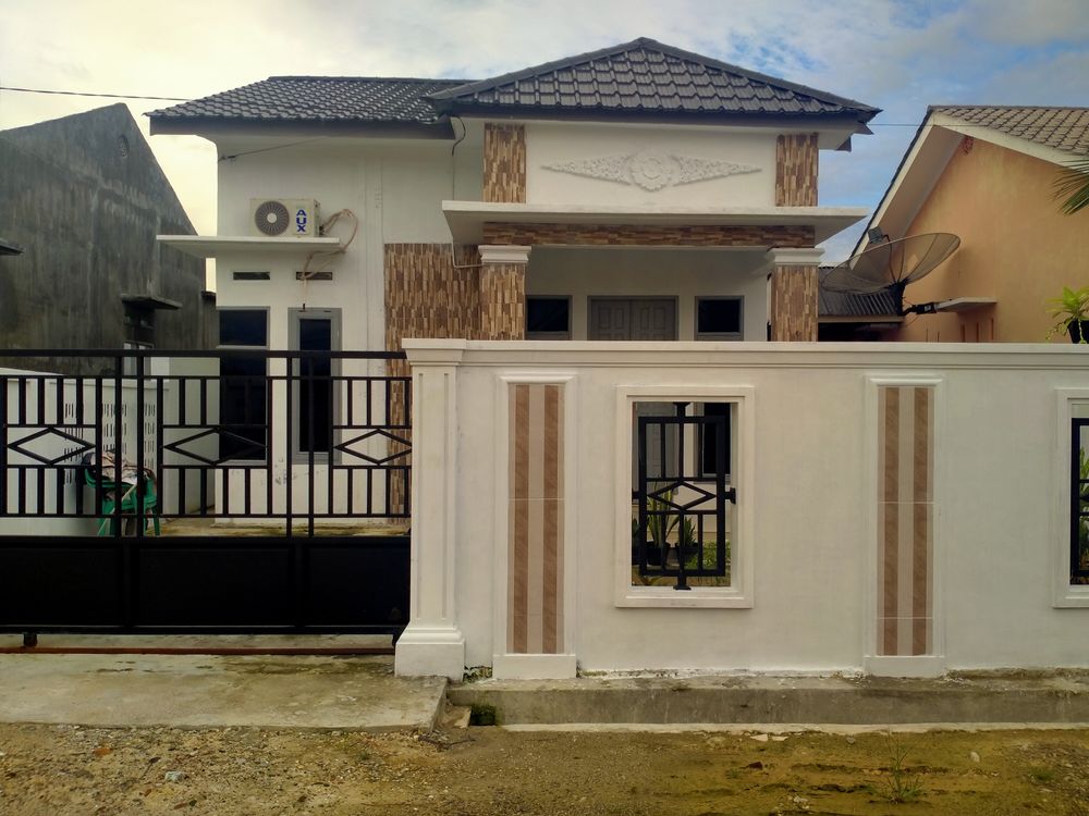 foto tampak rumah tipe 60 perumahan Villa Savira Indah