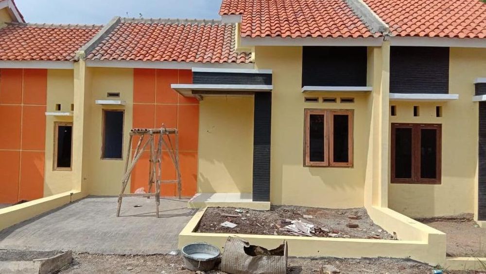 foto tampak rumah tipe subsidi perumahan Griya syafia regency