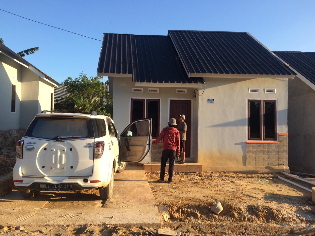 foto tampak rumah tipe 36 perumahan PERMATA SARI