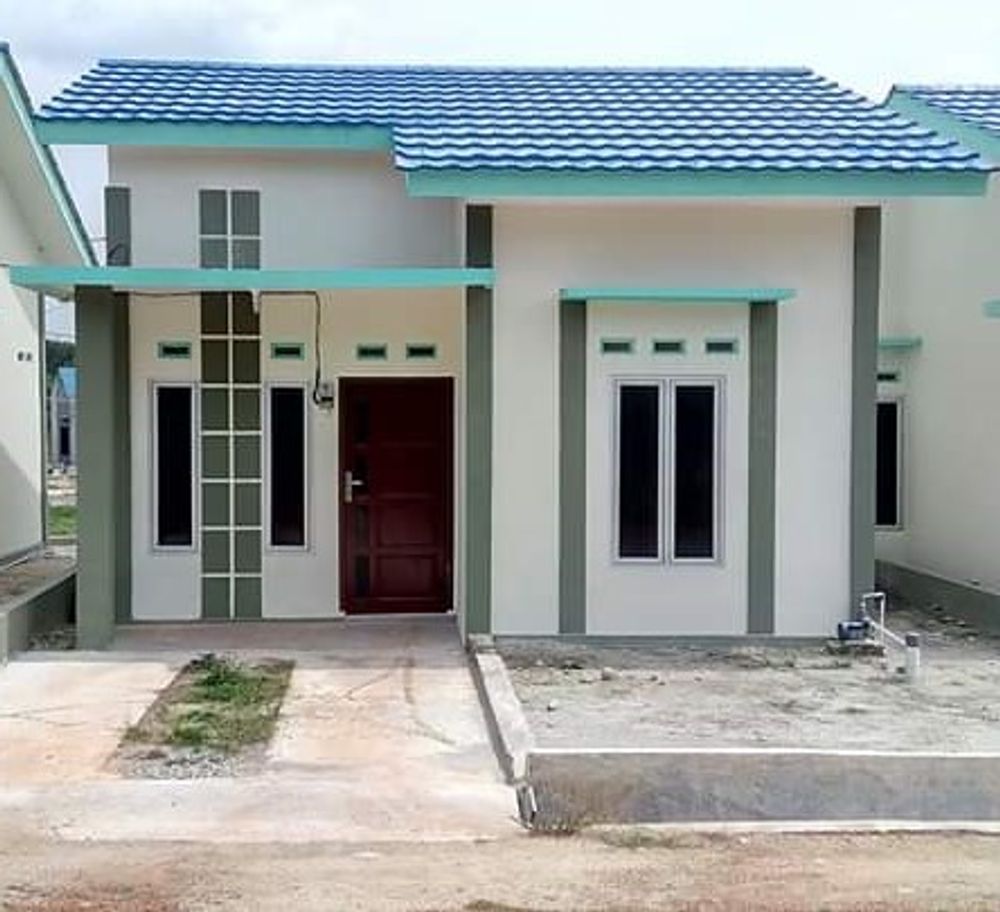 foto tampak rumah tipe 36/100 perumahan BELITUNG RESIDENCE 