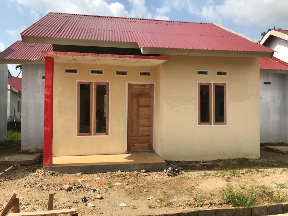 foto tampak rumah tipe 36/90 perumahan Pogoh residence I