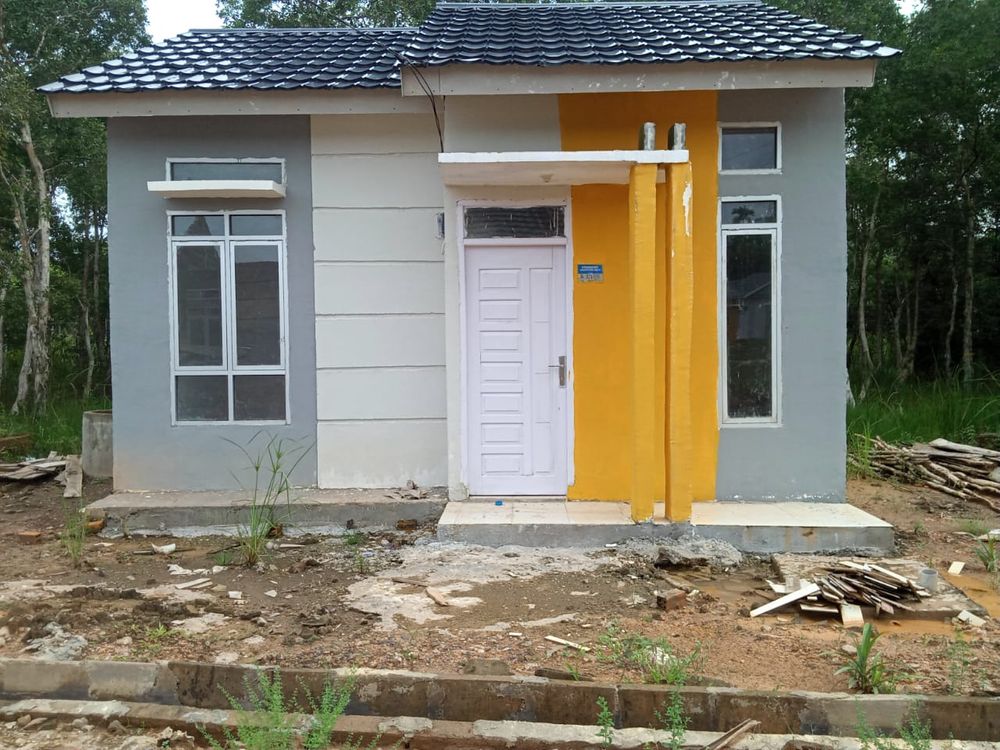 foto tampak rumah tipe 36/91 perumahan SURYA AKBAR 10 TAHAP 4