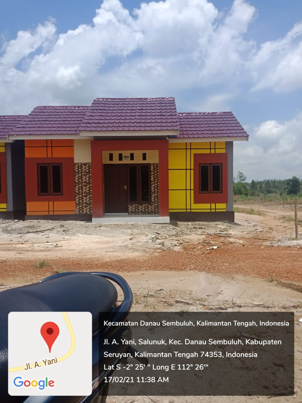 foto tampak rumah tipe 36 perumahan GRAND PERMAI RESIDENCE