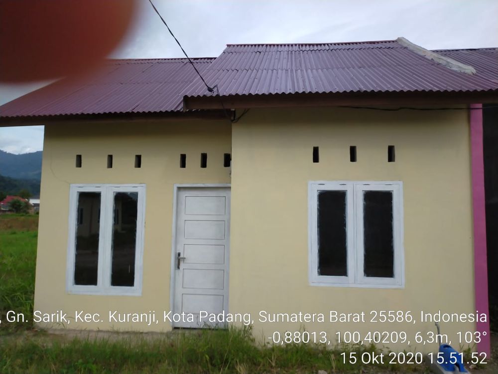 foto tampak rumah tipe 36 perumahan  PERUMAHAN KASIAK INDAH PERMAI