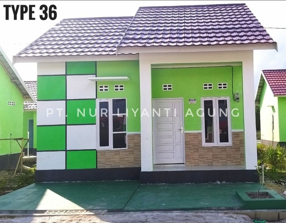foto tampak rumah tipe 36 perumahan Chalin Indah Permai VII