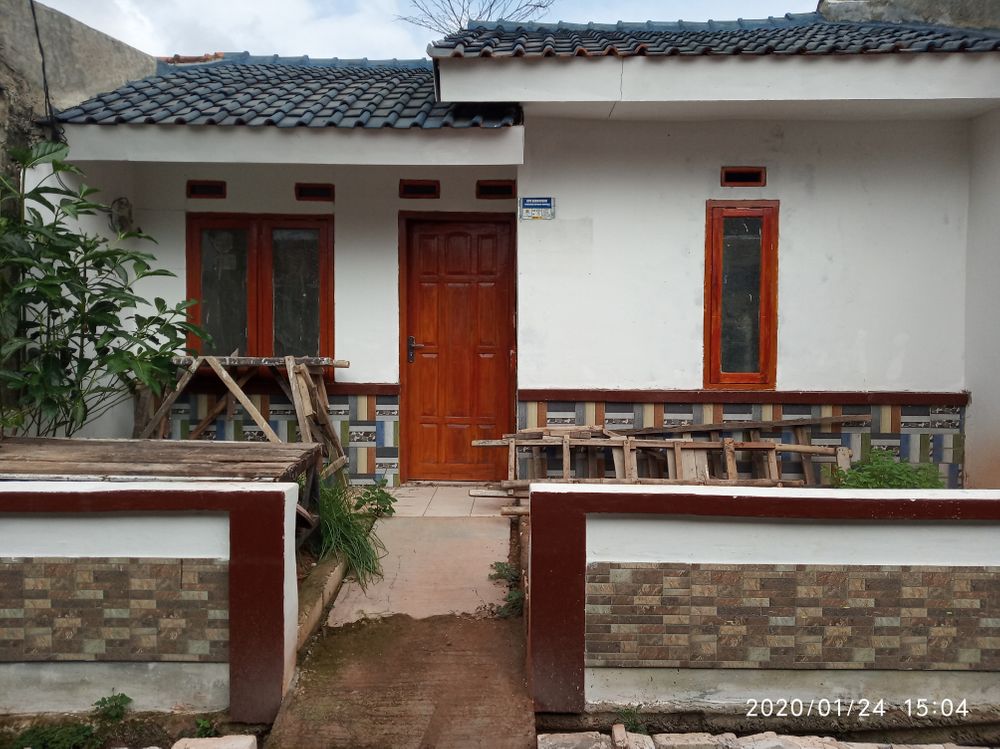 foto tampak rumah tipe SUBSIDI perumahan TERANG SARI