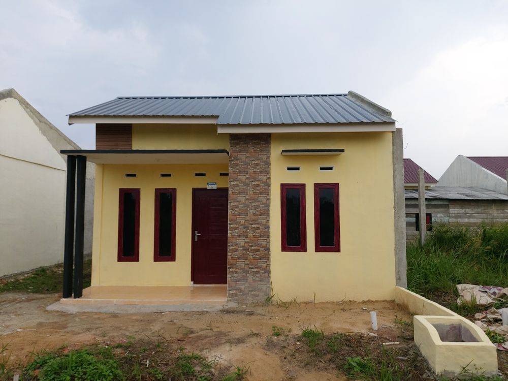 foto tampak rumah tipe 36 perumahan Perumahan Kampung Damai