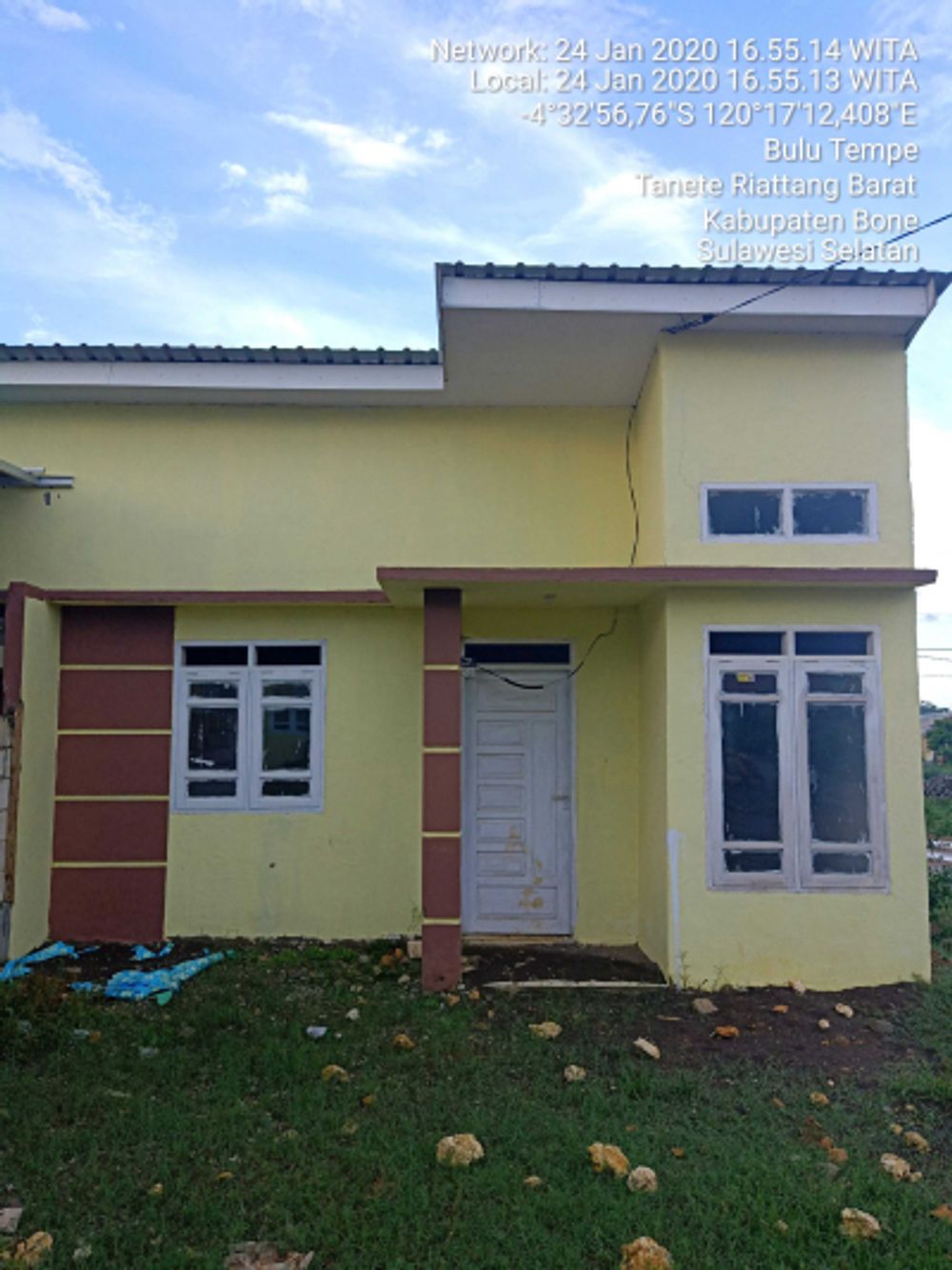 foto tampak rumah tipe 36 perumahan Bonewood Gardenia 