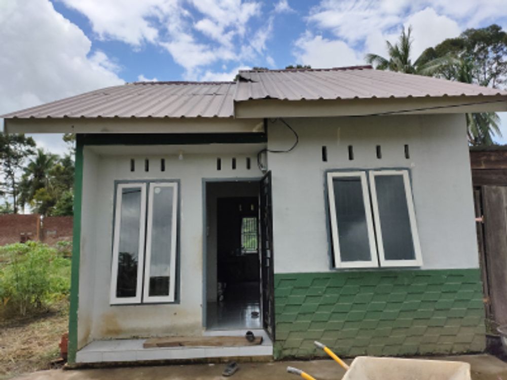 foto tampak rumah tipe Standard perumahan Griya Kenanga II