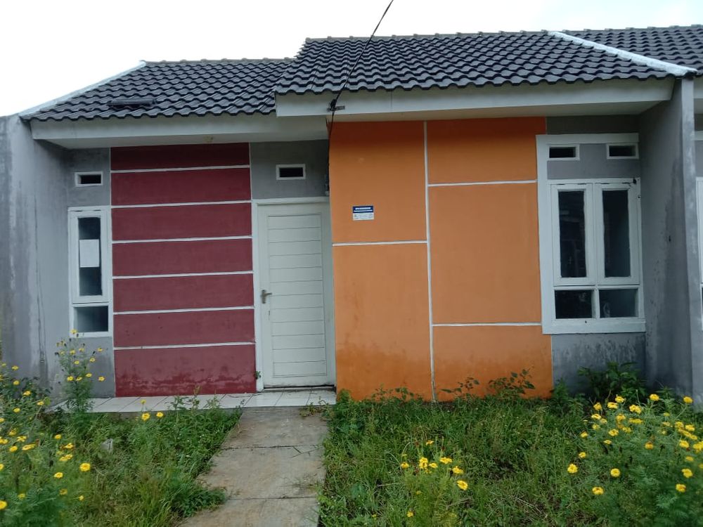 foto tampak rumah tipe 30/60 perumahan Mutiara Gemilang