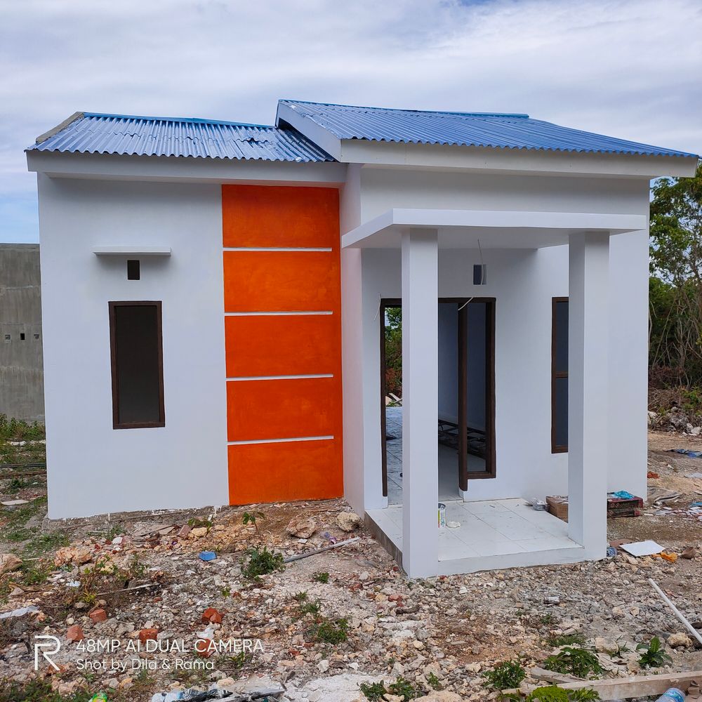 foto tampak rumah tipe 36 perumahan Restu permai residence 01