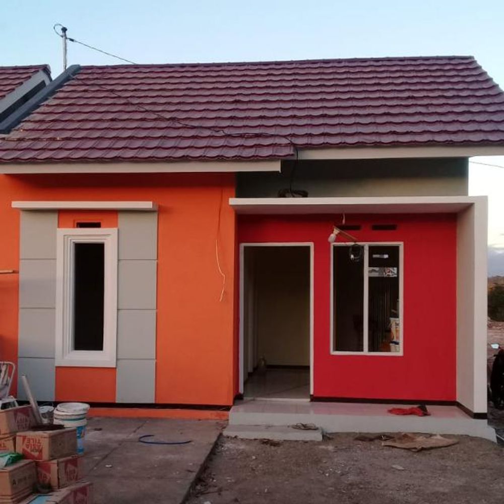 foto tampak rumah tipe 36/91 perumahan TRANS BELLO REGENCY