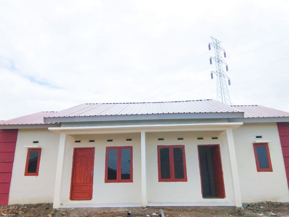 foto tampak rumah tipe subsidi perumahan PERUMAHAN AUFHAR RESIDENCE