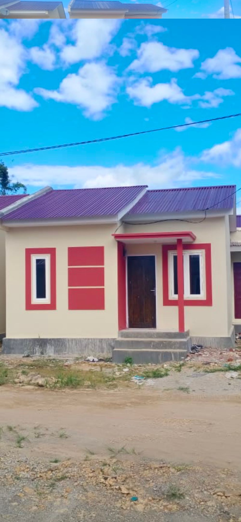 foto tampak rumah tipe Tapak perumahan PERUMAHAN ANGGORO PERMAI