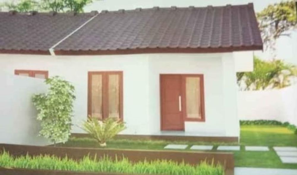 foto tampak rumah tipe 21 perumahan VILLA SANDIK