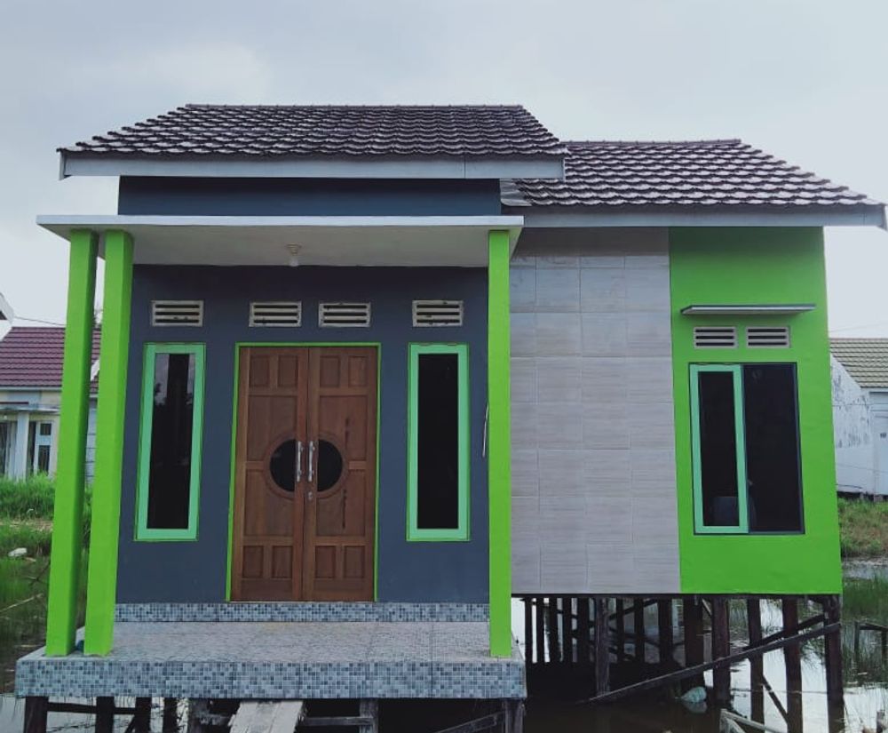 foto tampak rumah tipe 36 perumahan THE NEW NABILLA RESIDENCE
