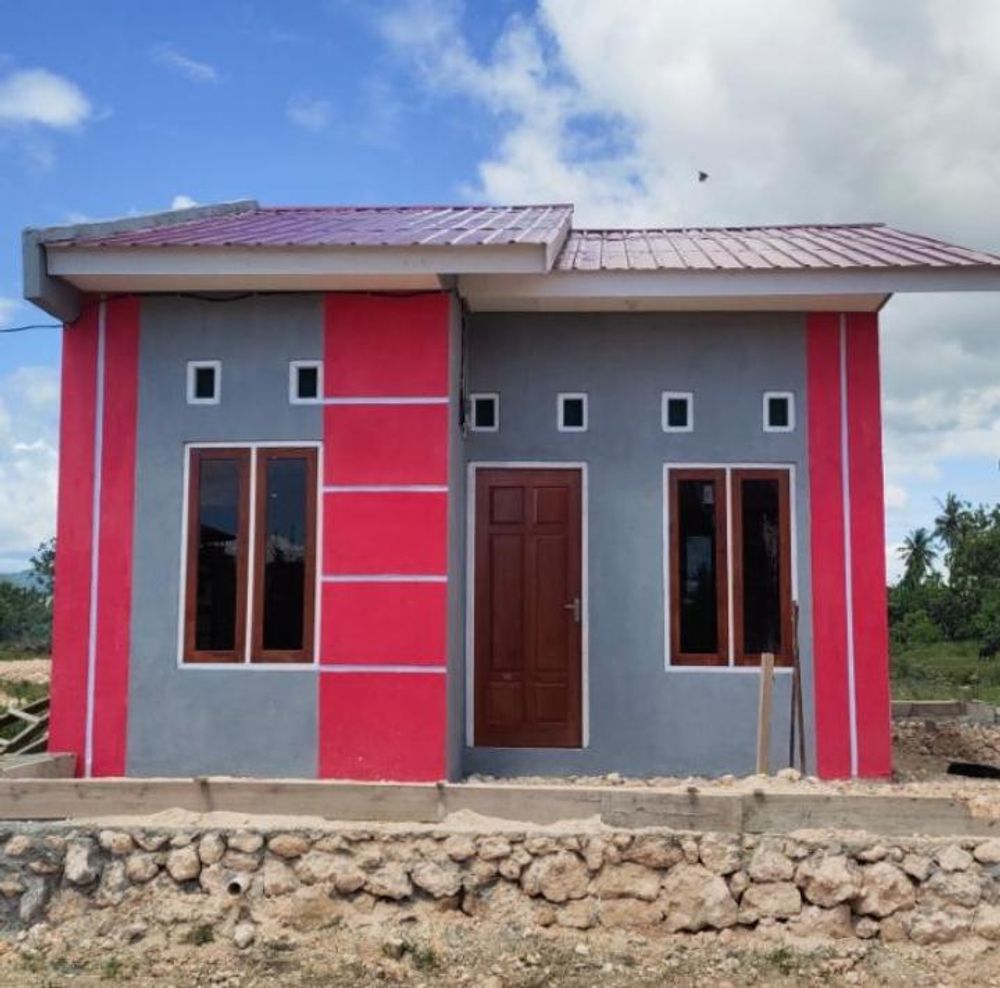 foto tampak rumah tipe 36/89 perumahan Graha permai indah