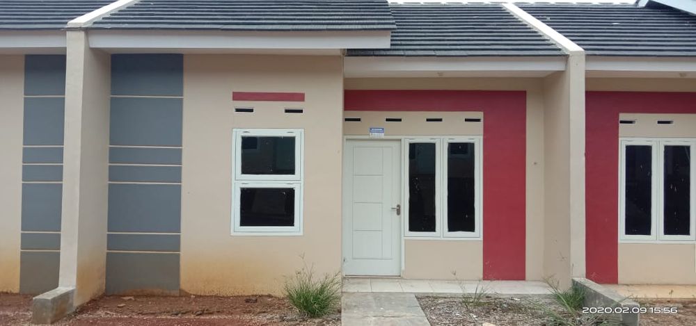 foto tampak rumah tipe standard perumahan Grahapura Kemang 1