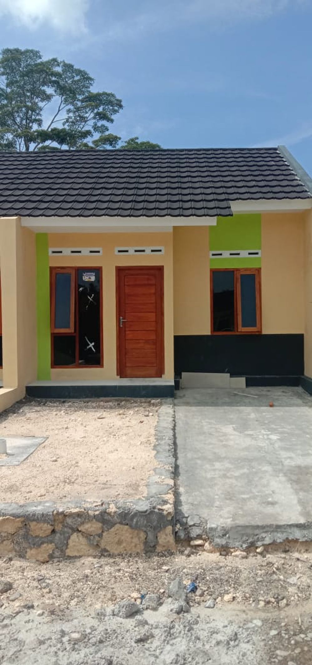 foto tampak rumah tipe 32/70 perumahan GREEN MUTIARA 2 CITRA SUHANDI TAHAP 2