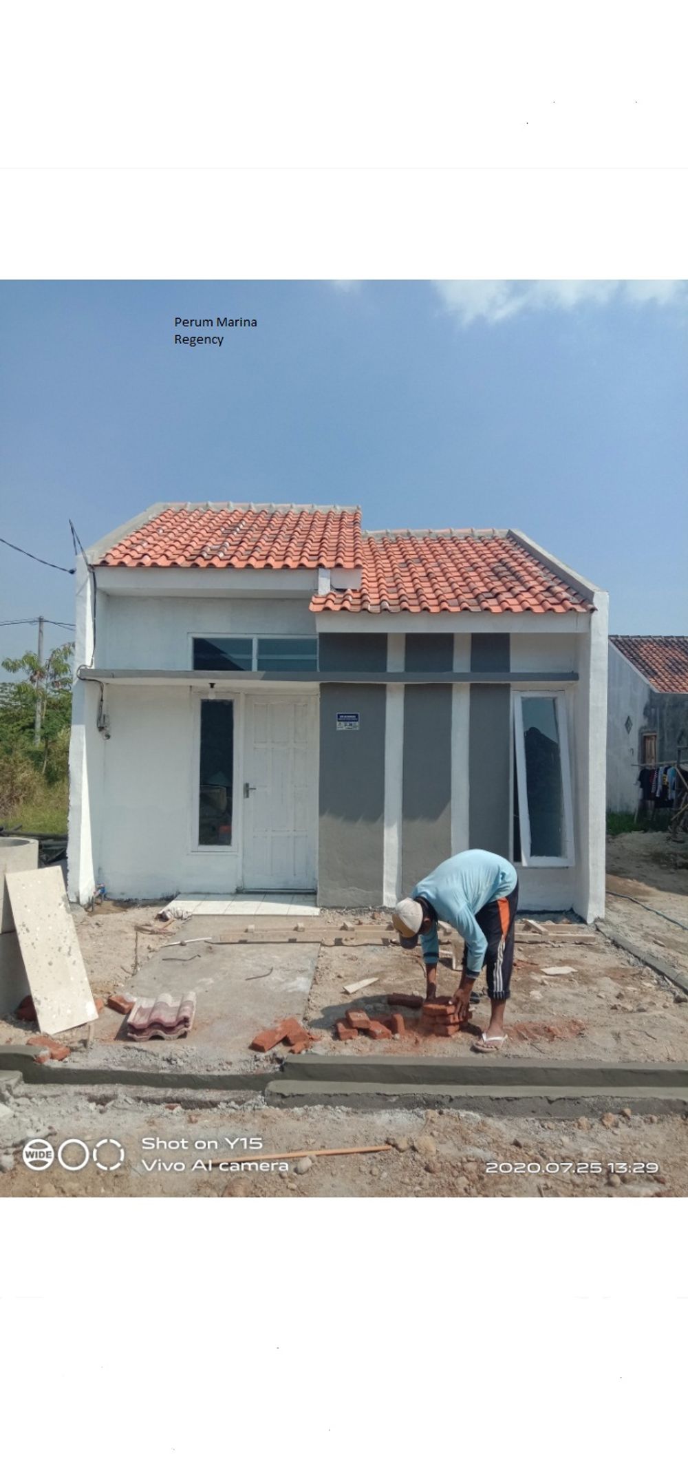 foto tampak rumah tipe 30 / 60 perumahan PERUM MARINA REGENCY