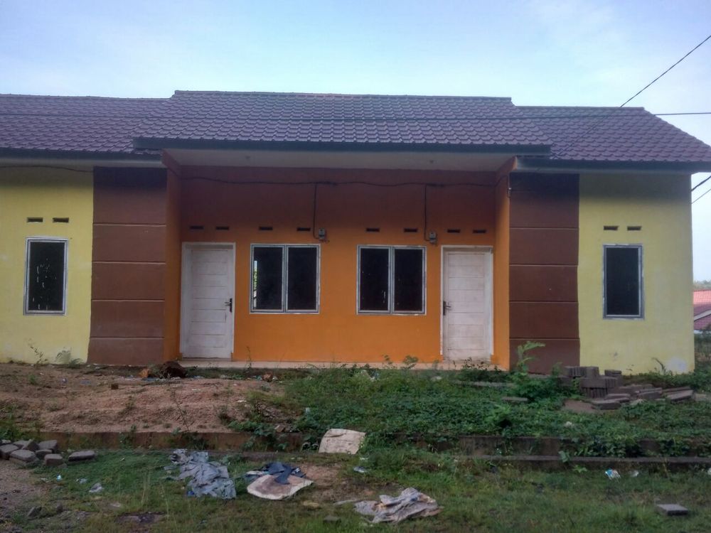 foto tampak rumah tipe 36 perumahan PERMATA GARDEN