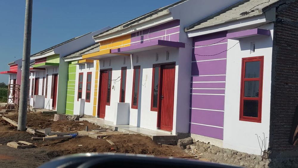 foto tampak rumah tipe 36/75 perumahan Bendi Asri 1