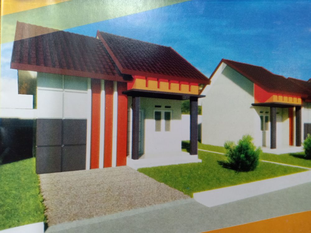 foto tampak rumah tipe 36 perumahan Citra Parwasal Lestari