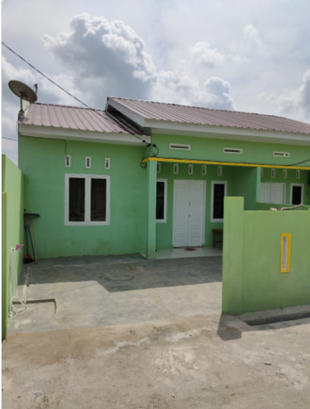 foto tampak rumah tipe 36 perumahan Perumahan Bintang Bersinar