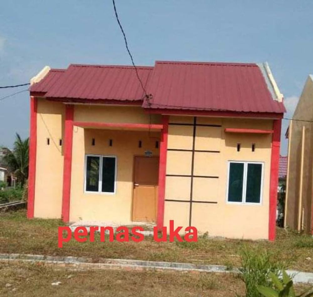 foto tampak rumah tipe 36 perumahan pernas griya uka