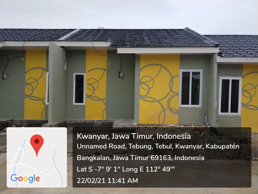 foto tampak rumah tipe Nusantara perumahan KOKOH CITY