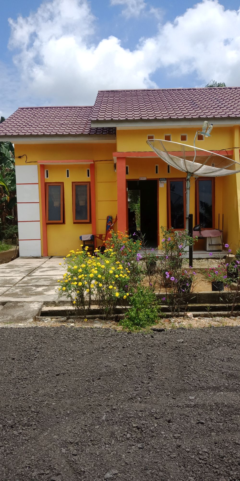 foto tampak rumah tipe 36 SUBSIDI perumahan GRIYA MUTIARA PANGKATAN