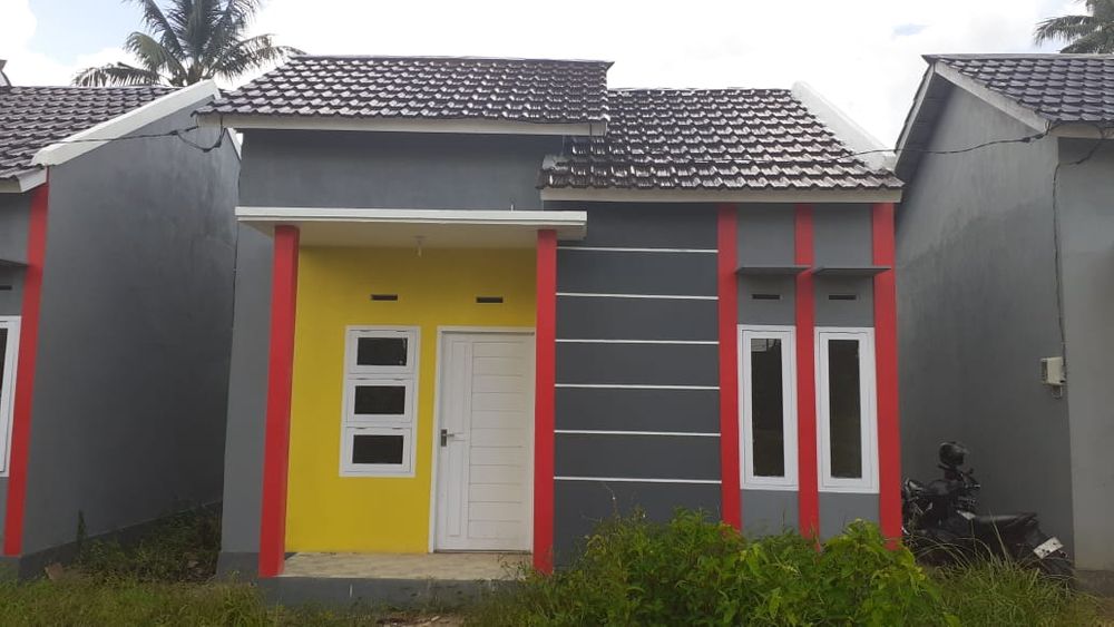 foto tampak rumah tipe 36 perumahan PESONA ALDENIA 2
