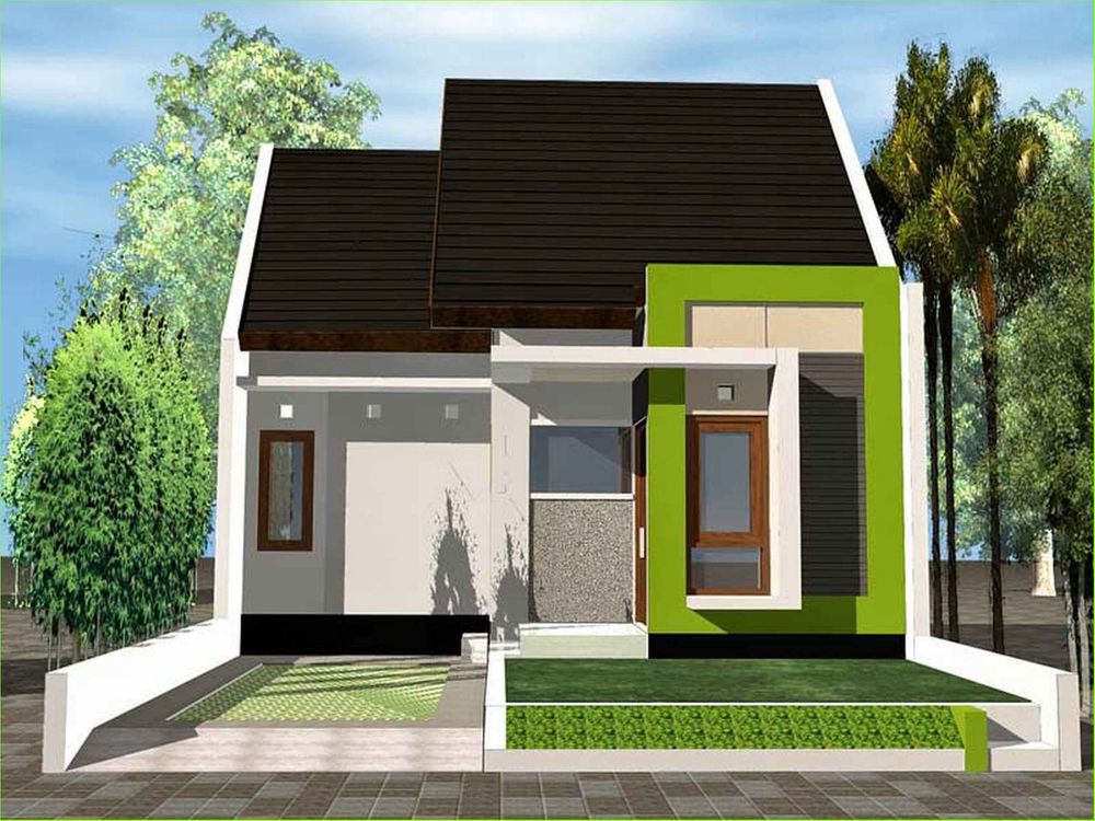 foto tampak rumah tipe 36 perumahan Perumahan Pondok Darussalam