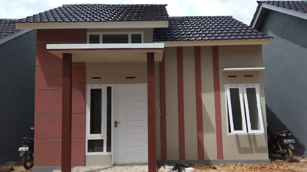 foto tampak rumah tipe 36 perumahan ALDENIA RESIDENCE ROBAN