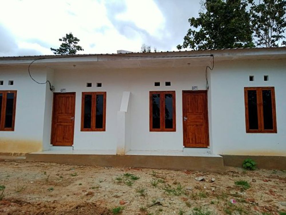 foto tampak rumah tipe 36 perumahan BUKIT NIRWANA CERIA