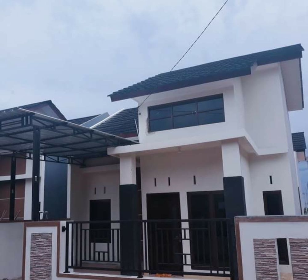 foto tampak rumah tipe komersil 91 perumahan panorama indah 2