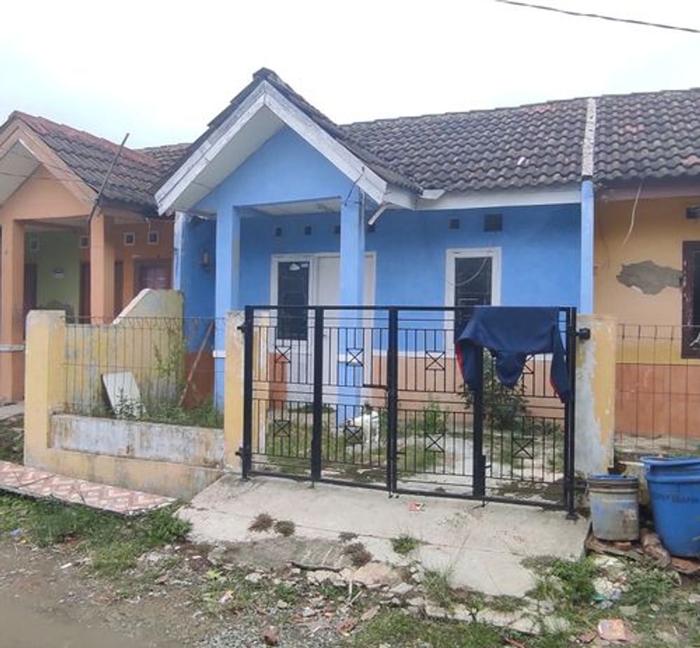 foto tampak rumah tipe 29/60 perumahan Perum Bumi Sindang Asri