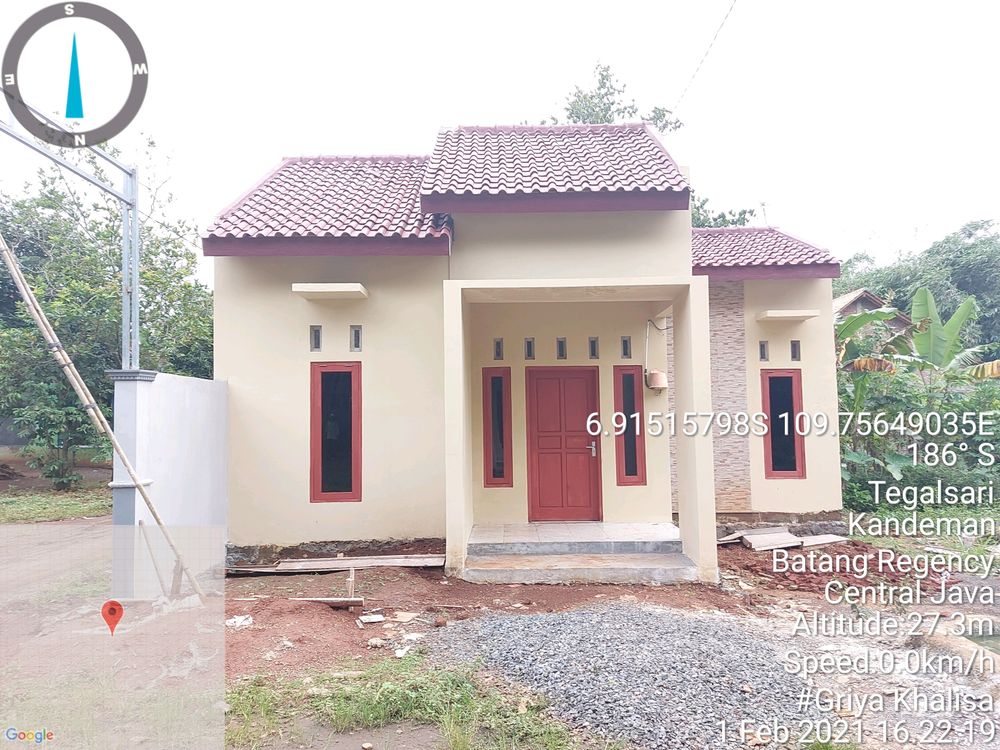 foto tampak rumah tipe 30/60 perumahan Perumahan Griya Khalisa