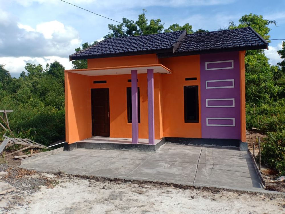 foto tampak rumah tipe setia raya permata perumahan Setia raya Permata