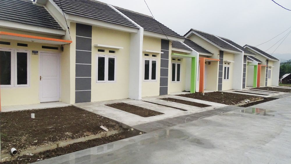 foto tampak rumah tipe 30/60 perumahan PESONA KAHURIPAN TAHAP 8