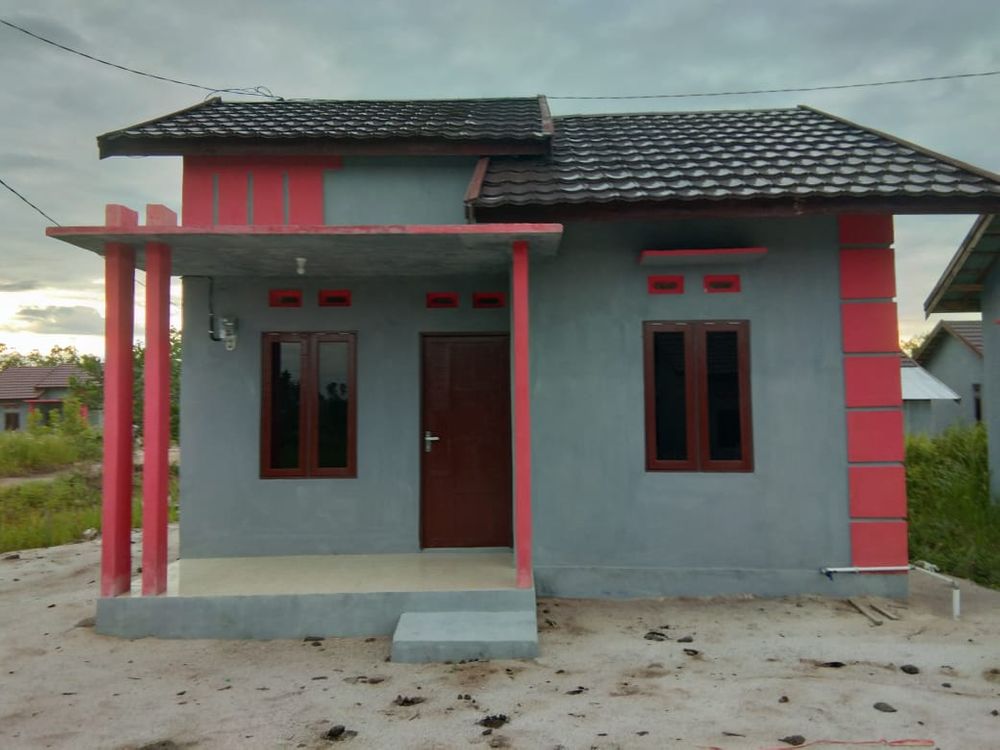 foto tampak rumah tipe 36 perumahan VILLA CENDANA