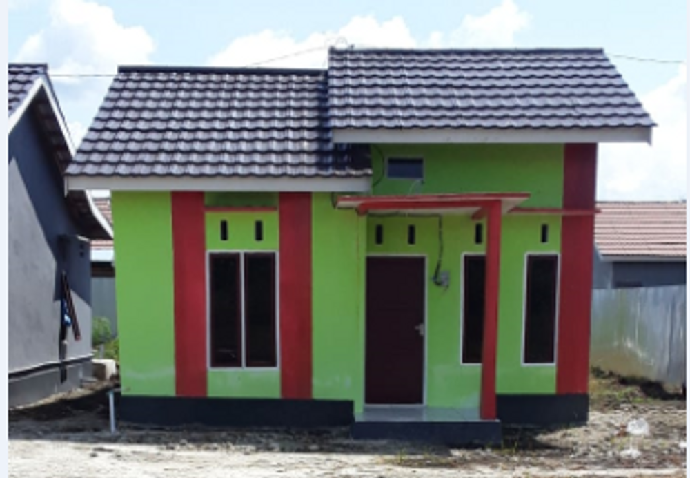foto tampak rumah tipe 36 SUBSIDI perumahan MUTIARA REGENCY II TAHAP 1