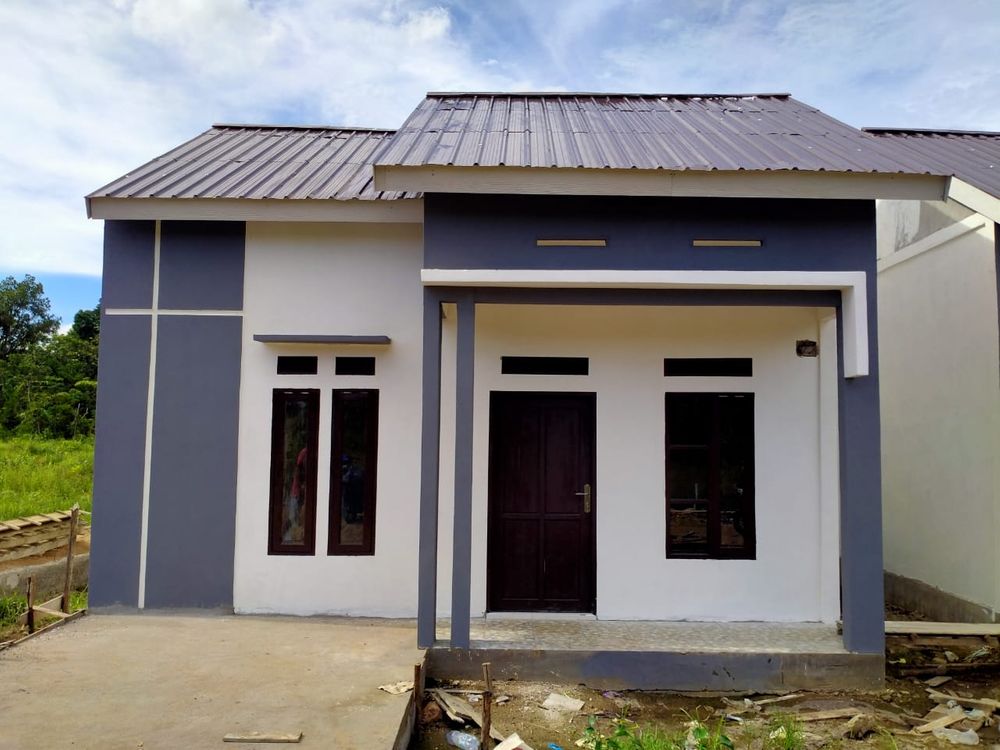 foto tampak rumah tipe 36 perumahan KSP MULYO