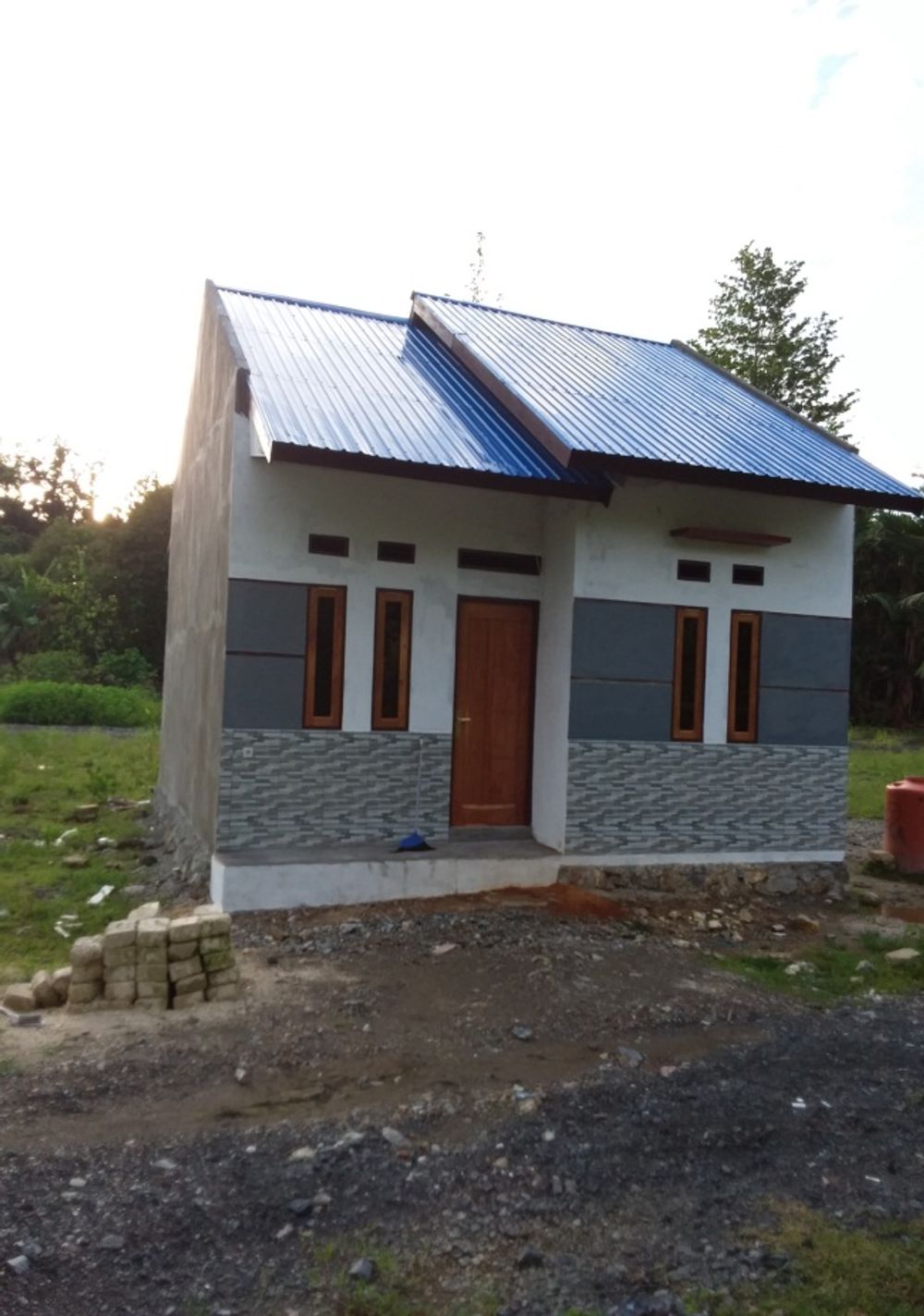 foto tampak rumah tipe 36 perumahan Ningkey Permai