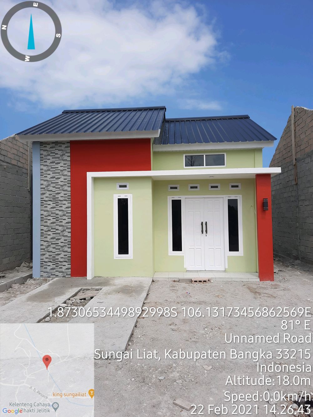 foto tampak rumah tipe 36 perumahan PERUMAHAN GRIYA KEDATON 3